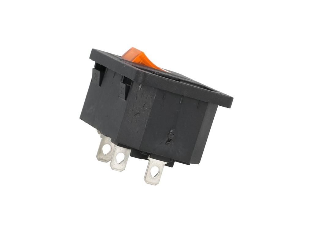 TP-CF-Y — INTERRUPTOR CON FUSIBLE Y CONECTOR PARA GABINETE 125VCA/10AMP COLOR AMARIILLO