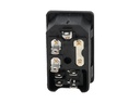 TP-CF-Y — INTERRUPTOR CON FUSIBLE Y CONECTOR PARA GABINETE 125VCA/10AMP COLOR AMARIILLO