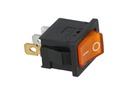 TP-KCD-YL — SWITCH ILUMINADO AMARILLO 1P1T, 6A/250VCA, 10A/125VCA, 12.5X18mm, 4 TERMINALES, CICLOS: 10, 000