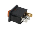 TP-KCD-YL — SWITCH ILUMINADO AMARILLO 1P1T, 6A/250VCA, 10A/125VCA, 12.5X18mm, 4 TERMINALES, CICLOS: 10, 000