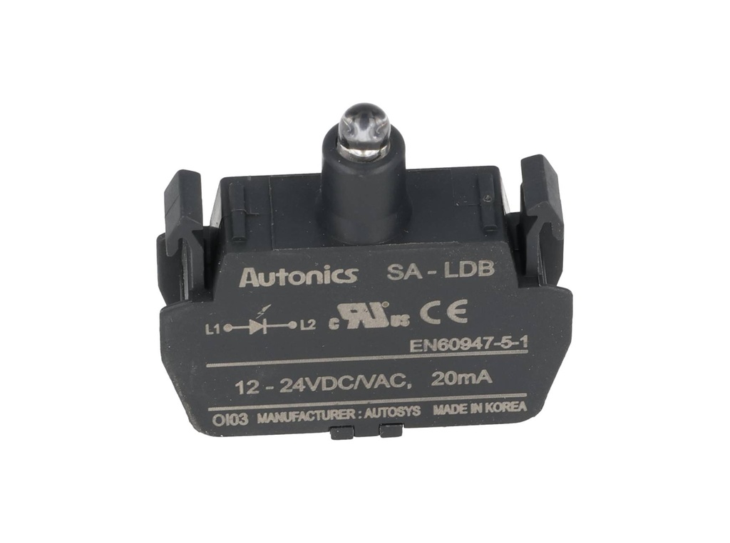 SA-LDB — BLOCK DE LED (AZUL) CA/CD 12-24V, NO APILABLE