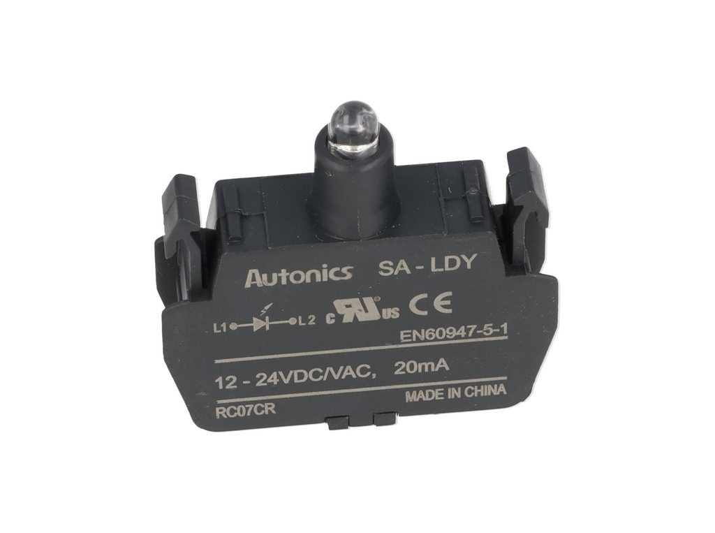 SA-LDY — BLOCK DE LED (AMARILLO) CA/CD 12-24V, NOAPILABLE