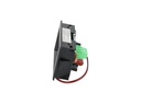 TP-VAP-3-100 — VOLTAMPERIMETRO PARA PANEL80-260VCA, 100AMP, 22KW. RECTANGULAR, 84.6 X 44.6mm, CON DONA ABATIBLE