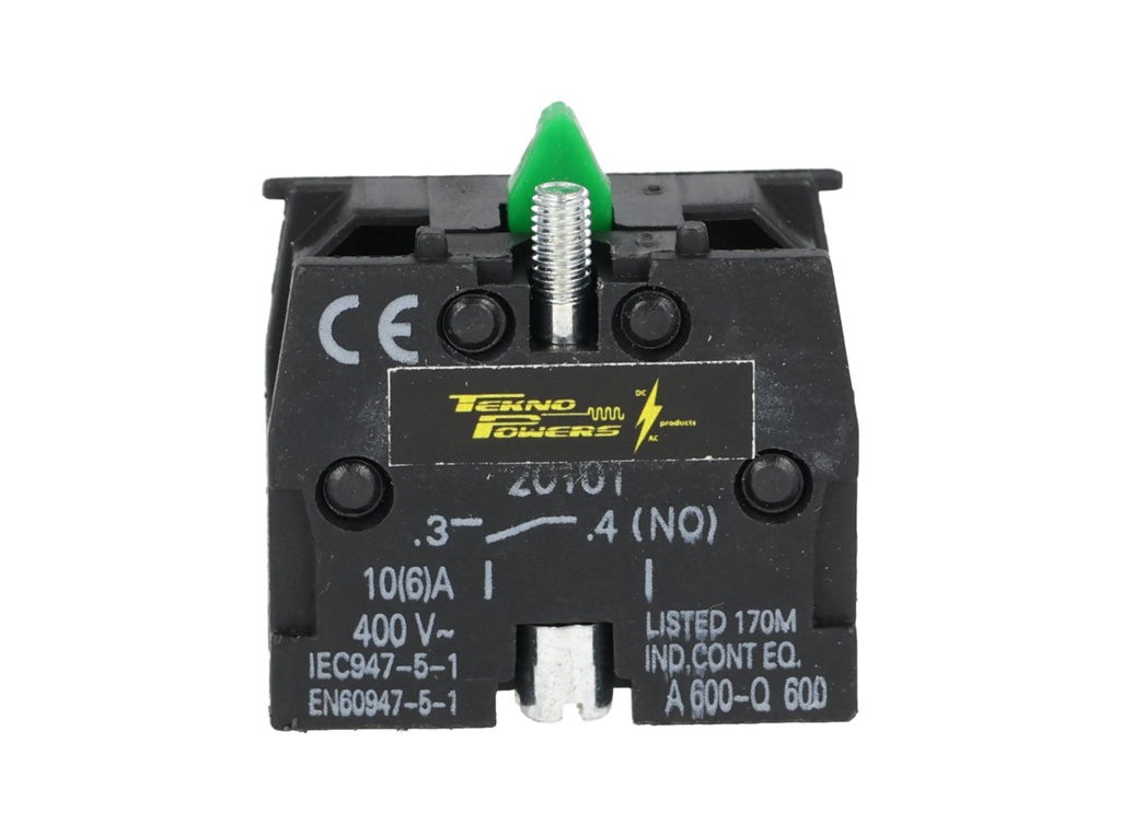 TP-B22XB2NO — BLOQUE DE CONTACTO NA 10A 400VCA*NO SON A PRUEBA DE EXPLOSION*