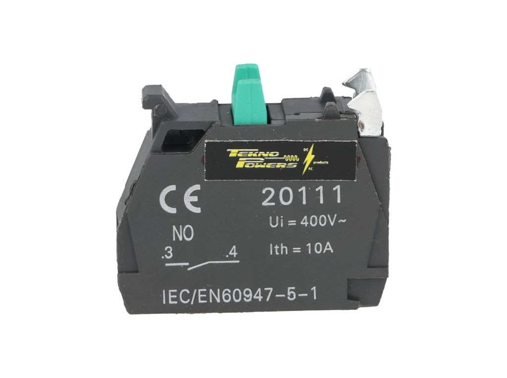 TP-B22XB4NO — BLOQUE DE CONTACTO NA 10A 400VCA*NO SON A PRUEBA DE EXPLOSION*