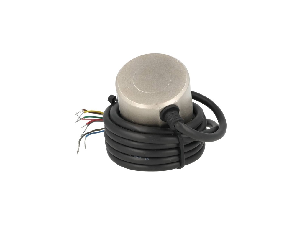 PRID50-100 — ENCODER INCREMENTAL F8mm, 100PPR, D50mm, SALIDA LINEAR DRIVER, ALIMENTACION 5-24VCD, SALIDAS A, B, Z Y ABZ INVERTIDAS, CUERPO ALUMINIO, CABLE 2.5 METROS 