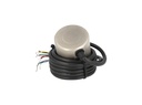PRID50-100 — ENCODER INCREMENTAL F8mm, 100PPR, D50mm, SALIDA LINEAR DRIVER, ALIMENTACION 5-24VCD, SALIDAS A, B, Z Y ABZ INVERTIDAS, CUERPO ALUMINIO, CABLE 2.5 METROS 