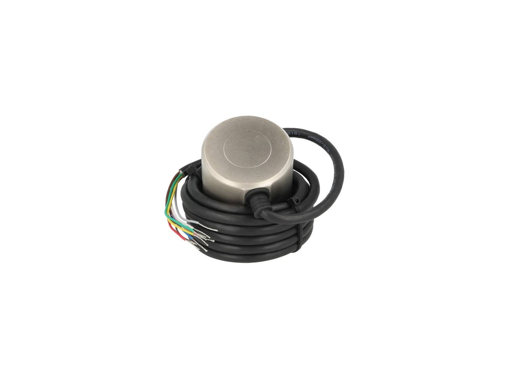 PRID50-360 — ENCODER INCREMENTAL F8mm, 360PPR, D50mm, SALIDA LINEAR DRIVER, ALIMENTACION 5-24VCD, SALIDAS A, B, Z Y ABZ INVERTIDAS, CUERPO ALUMINIO, CABLE 2.5 METROS 