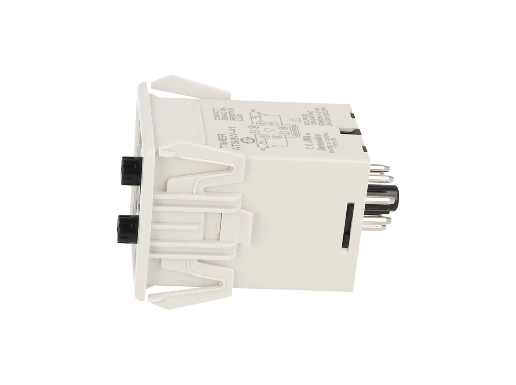 ATS8W-41 — TEMPORIZADOR DOBLE CON VOLTAGE UNIVERSAL 0.1 SEG A 10 HRS.