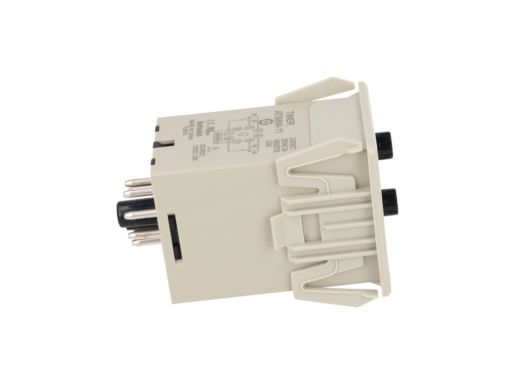 ATS8W-11 — TEMPORIZADOR DOBLE MULTIRANGO 0.1 SEGUNDOS-10HORAS, 8 PINES