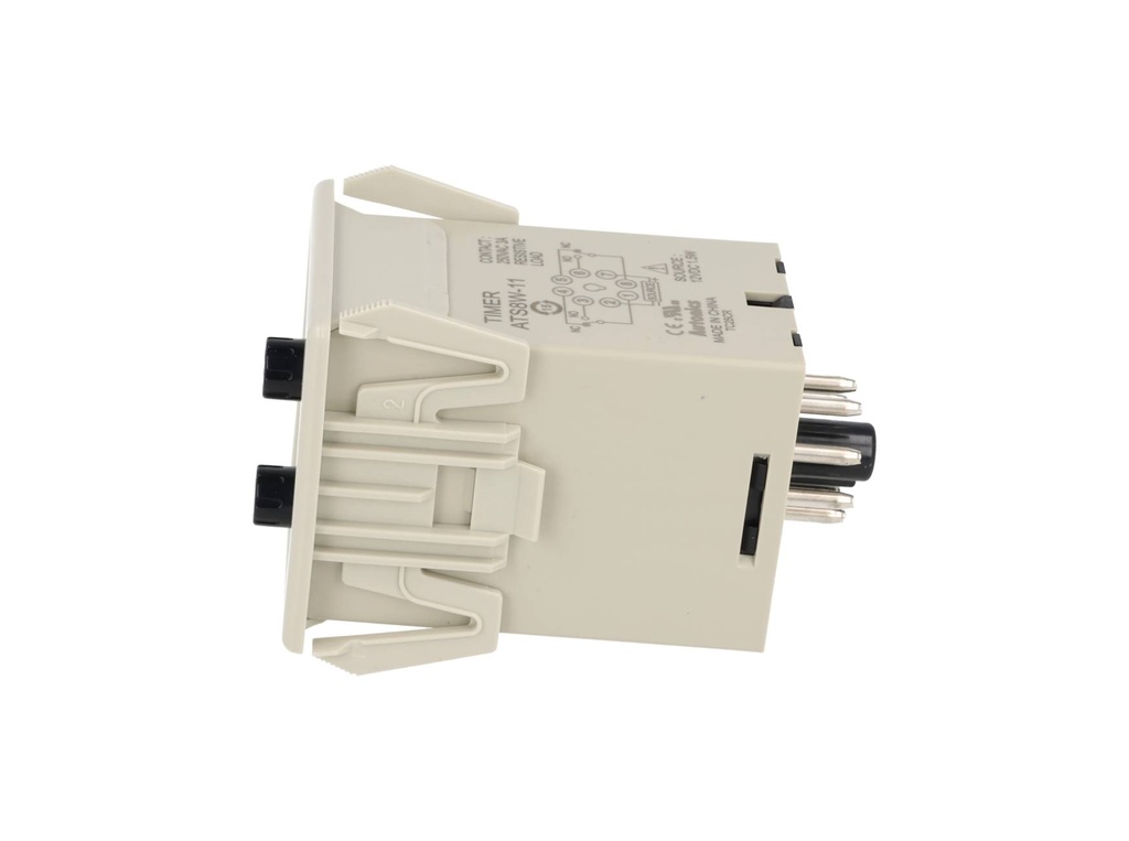 ATS8W-11 — TEMPORIZADOR DOBLE MULTIRANGO 0.1 SEGUNDOS-10HORAS, 8 PINES