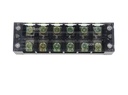 TB-6006 — BLOQUE DE TERMINALES MONTAJE FIJO 60AMP6 POLOS, 600V, CALIBRE 10 AWG, 100°C (A PRUEBA DE FUEGO) , 31x127x38mm
