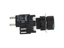 D100YDY — BOTON PULSADOR 16mm, NO ILUMINADO VERDE, RASANTE MOMENATNEO RESTADO NDO, INCLUYE 1CON NA (MAXIMO 2 CONTACTOS) 