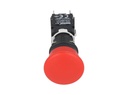 D100YM30K — BOTON PULSADOR HONGO 16mm, 1C NA, MOMENTANEO (MAXIMO 3 CONTACTOS) 