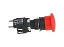 D100YM30K — BOTON PULSADOR HONGO 16mm, 1C NA, MOMENTANEO (MAXIMO 3 CONTACTOS) 