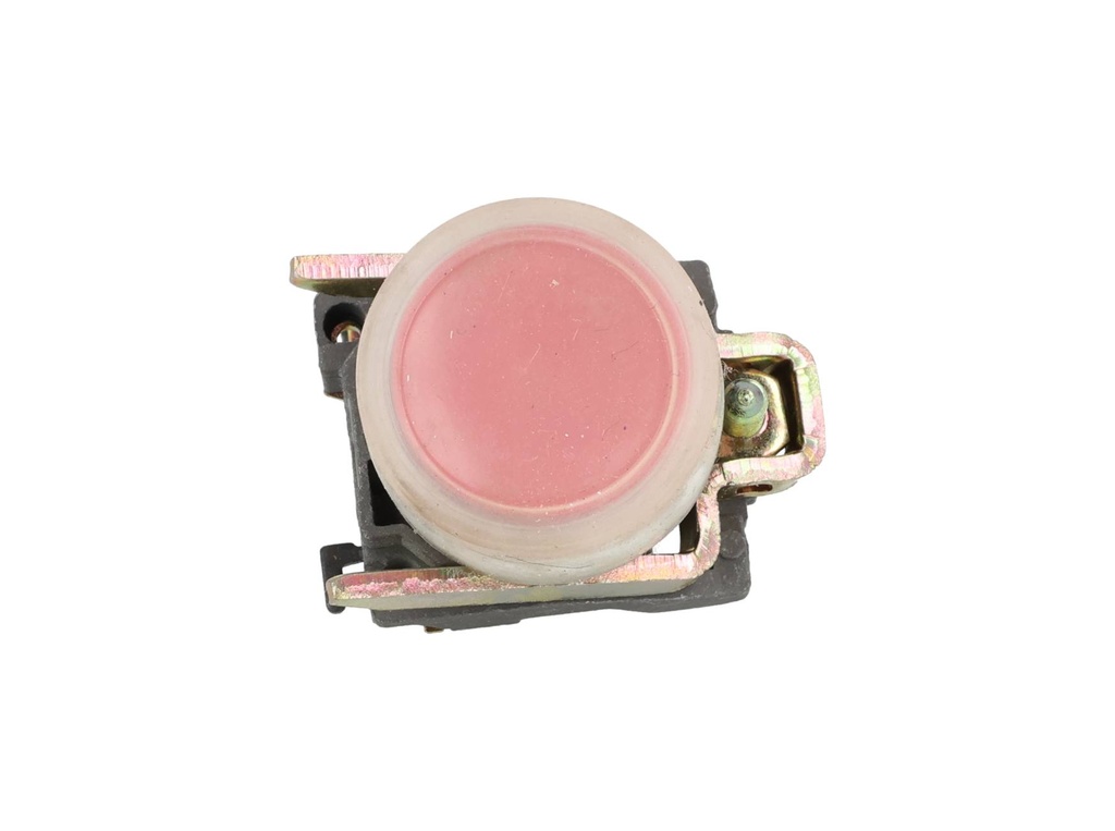 TP-XB4-HOR — BOTON PULSADOR METALICO CON CAPUCHON ROJO22mm NC *NO SON A PRUEBA DE EXPLOSION*