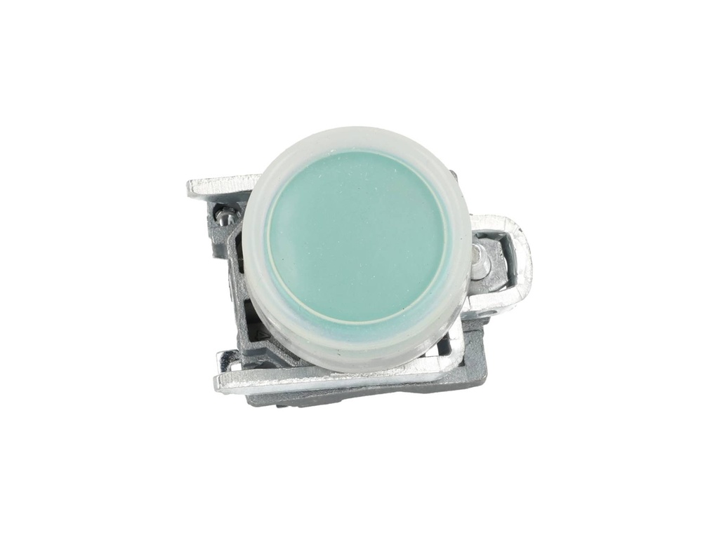 TP-XB4-HOG — BOTON PULSADOR METALICO CON CAPUCHON VERDE22mm NA *NO SON A PRUEBA DE EXPLOSION*