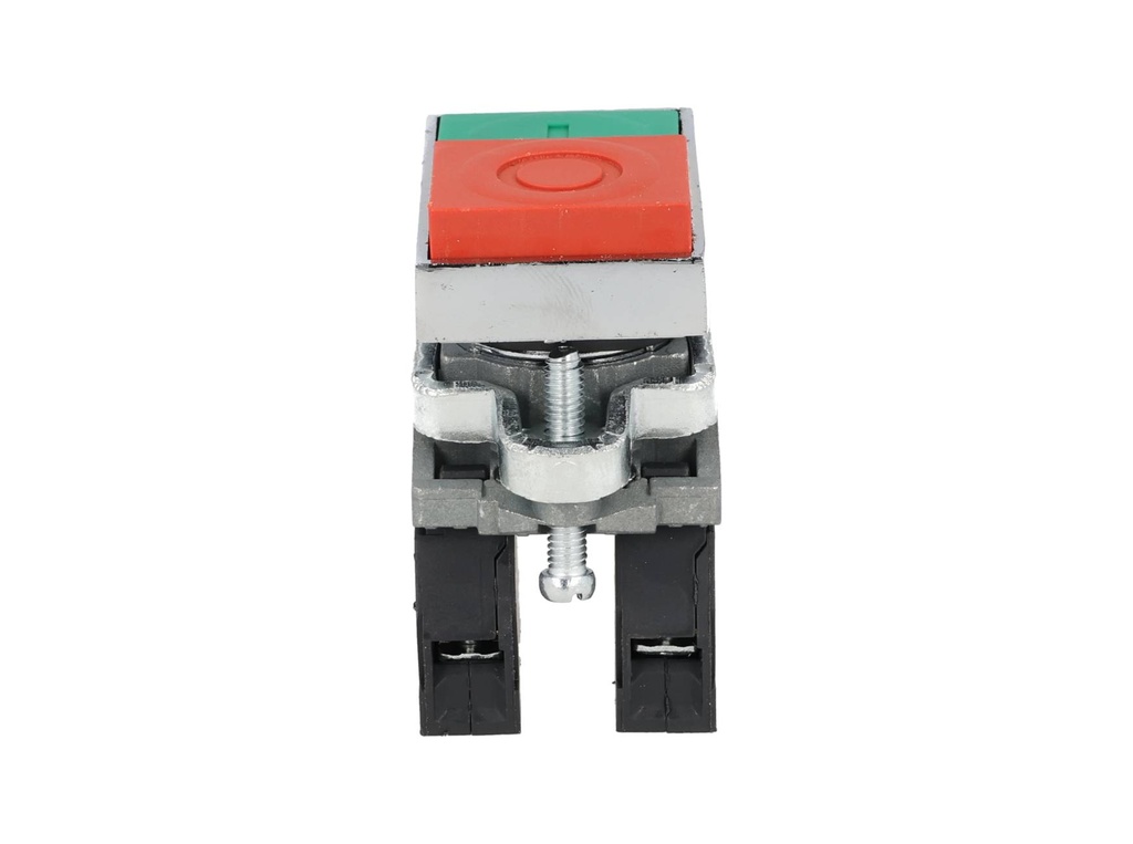 TP-XB4-DGR — BOTON PULSADOR METALICO DOBLE NA/NC 22mmVERDE/ROJO *NO SON A PRUEBA DE EXPLOSION*