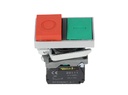 TP-XB4-DGR — BOTON PULSADOR METALICO DOBLE NA/NC 22mmVERDE/ROJO *NO SON A PRUEBA DE EXPLOSION*