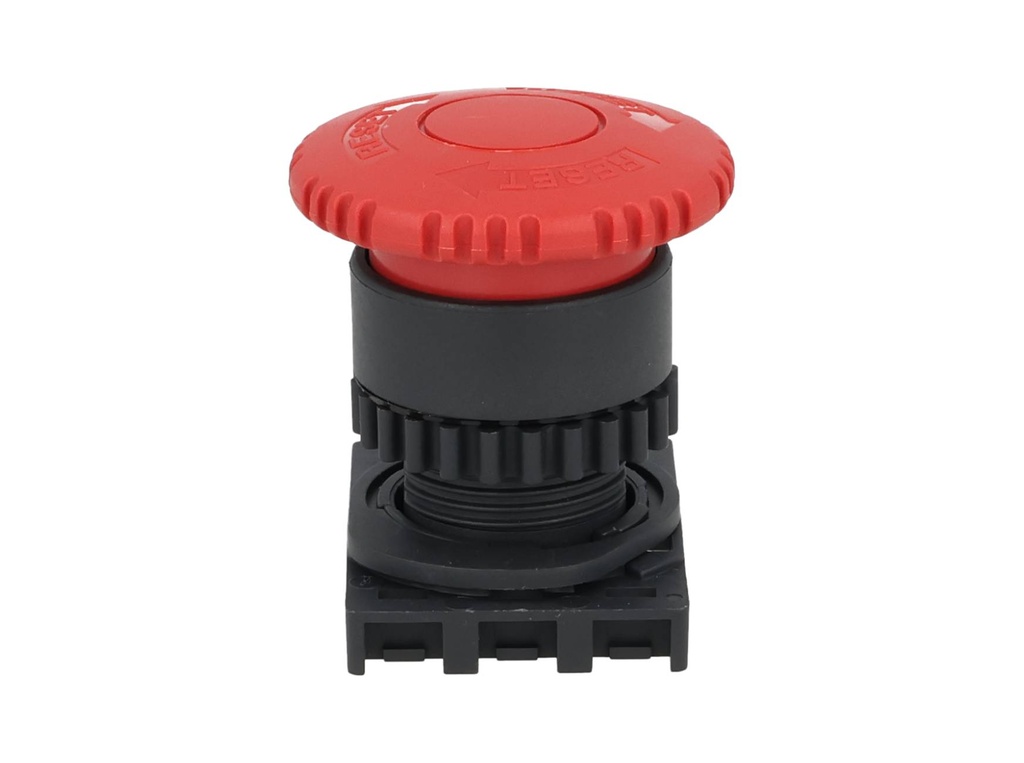 S2ER-E3R — BOTON HONGO PARO DE EMERGENCIA, 22mm, DIAMETRO HONGO 40mm