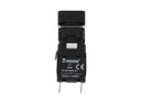 D100KDH — BOTON PULSADOR 16mm, NO ILUMINADO NEGRORASANTE MOMENTANEO CUADRADO, INCLUYE 1CON NA (MAXIMO 2 CONTACTOS) 