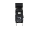 D100DDH — BOTON PULSADOR 16mm, NO ILUMINADO NEGRO RASANTE MOMENTANEO RECTANGULAR, INCLUYE 1CON NA (MAXIMO 2 CONTACTOS)