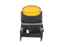 S16PR-E1Y — BOTON PULSADOR 16mm, NO ILUMINADO AMARILLO, REDONDO SIN CONTACTO INCLUIDO 