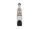 XZ7-312 — MICROSWITCH MINIATURA ROLDANA METALICA, TRANSVERSAL 1NA+1NC, 10A 250V