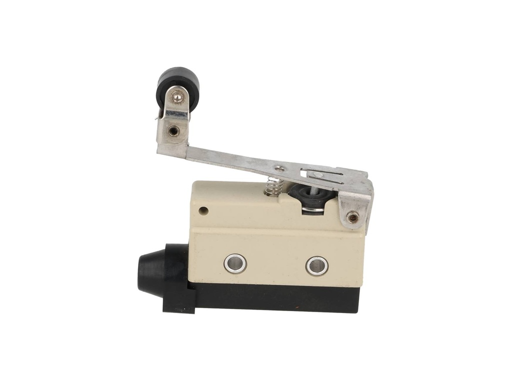 XZ7-124 — MICROSWITCH MINIATURA PALANCA LARGA Y, ROLDANA PLASTICA UNIDIRECCIONAL, 1NA+1NC, 10A 250V