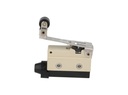 XZ7-124 — MICROSWITCH MINIATURA PALANCA LARGA Y, ROLDANA PLASTICA UNIDIRECCIONAL, 1NA+1NC, 10A 250V