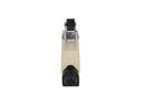 XZ7-124 — MICROSWITCH MINIATURA PALANCA LARGA Y, ROLDANA PLASTICA UNIDIRECCIONAL, 1NA+1NC, 10A 250V