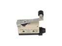 XZ7-124 — MICROSWITCH MINIATURA PALANCA LARGA Y, ROLDANA PLASTICA UNIDIRECCIONAL, 1NA+1NC, 10A 250V