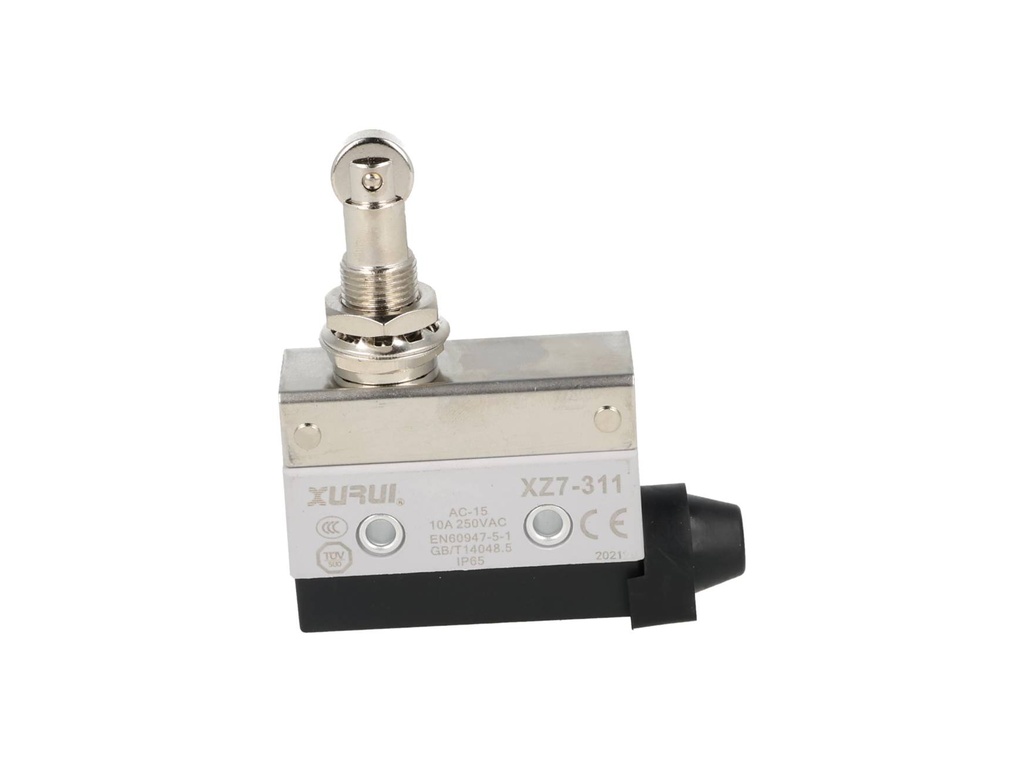 XZ7-311 — MICROSWITCH MINIATURA ROLDANA METALICA, 1NA+1NC, 10A 250V