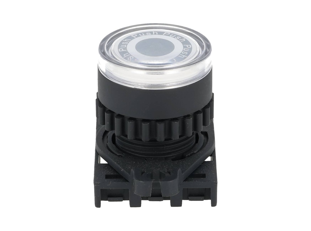 S2PR-P3W — BOTON PULSADOR LED BLANCO, 22MM