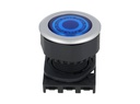 S3PF-P3B — BOTON PULSADOR RASANTE LED AZUL, 1A Y 1C
