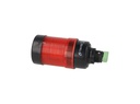 503-R110 — FAROLA ROTATIVA LED ROJO 50mm 110VCA CON BUZZER 80DB, BARRENO BASE 22mm