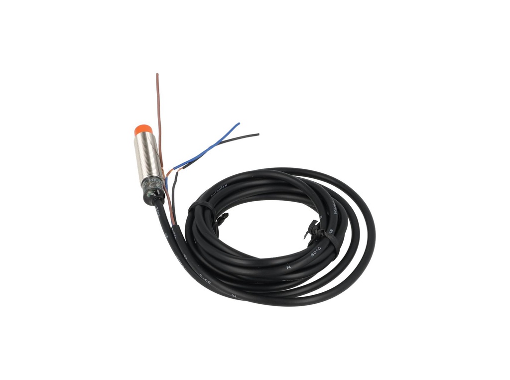 PRL12-4DP — SENSOR INDUCTIVO PNP, NA, SENSADO DE 4MM, 15-30VCD