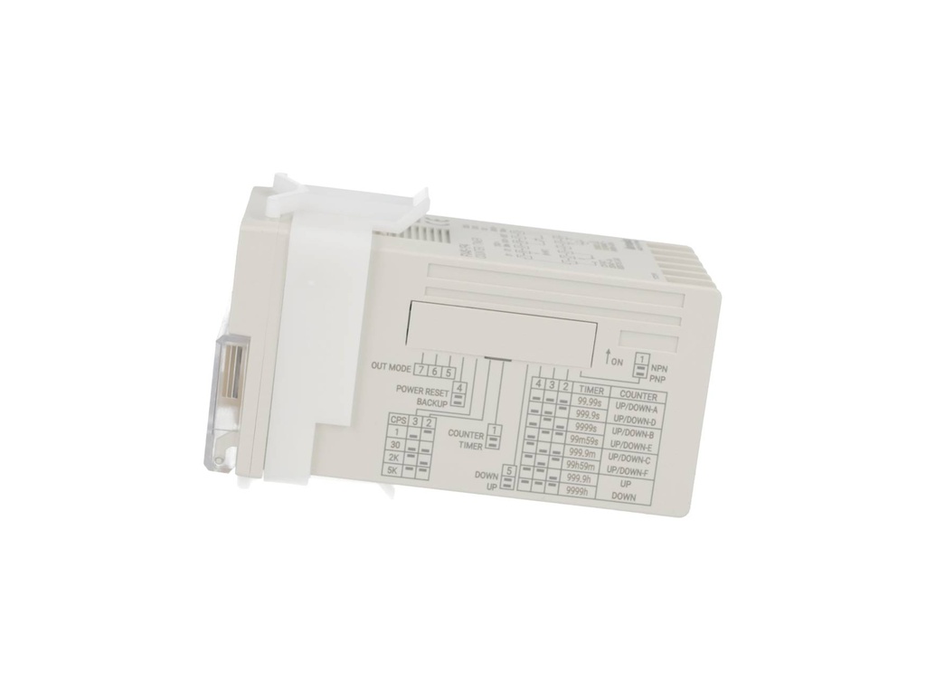 FX4S-1P4 — CONTADOR TIMER, 1/16 DIN, 4D, 1 PRESET, RELSALIDA NPN 100-240VCA