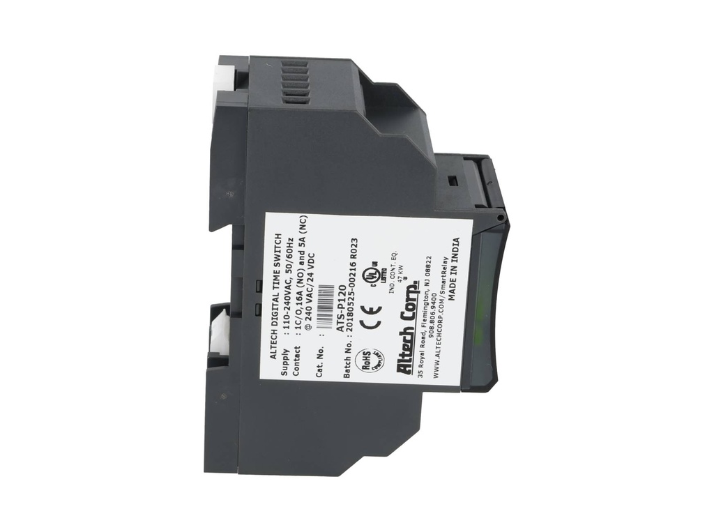 67DDT9 — TIMER DIGITAL CON HORARIO DE VERANO MEMORIA CON BATERIA, 110-240VCA, IP2T (NA16AMP, NC5AMP) 16 ON -OFF SEGUNDOS