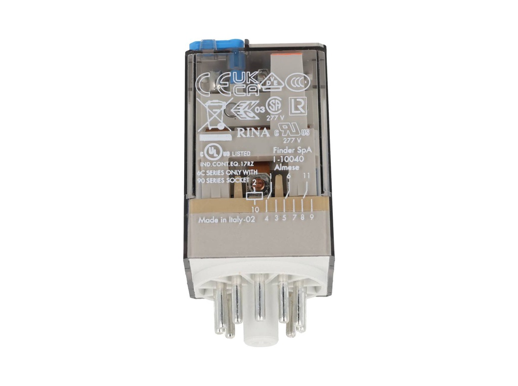 601390120040 — RELE UNDECAL 12VCD 3P2T 10AMP.