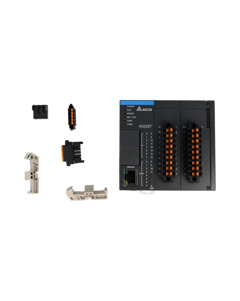 AS228T-A – CONTROLADOR PLC 110-240VCA, AS200 CÙ, SALIDA DE DISMINUCIÓN NPN