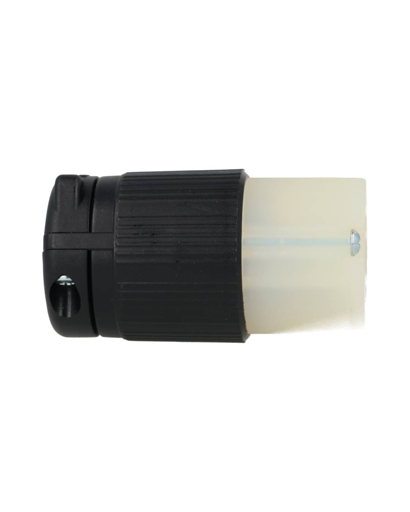 J-707 — CONTACTO INDUSTRIAL CON SEGURO 15A/250VCA2 POLOS (1 FASE) + TIERRA, TOMA AEREA