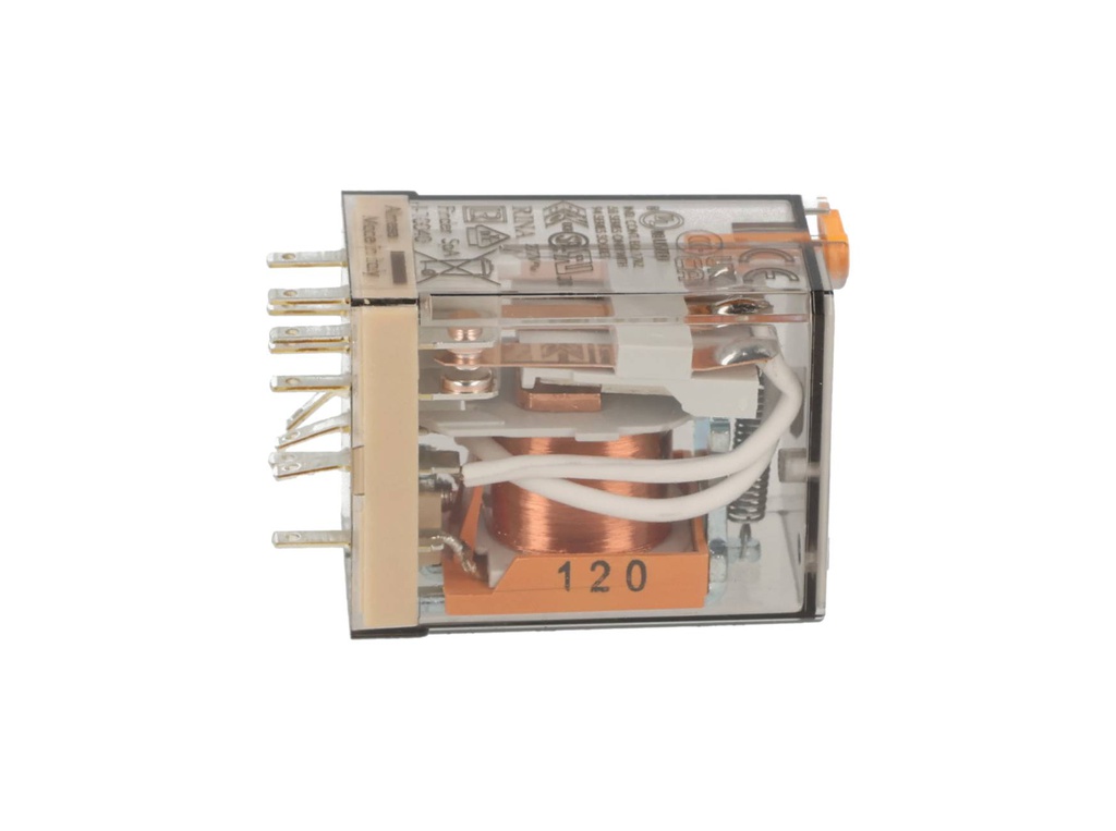 553381200010 — RELE 120VCA 3P2T 10AMP.
