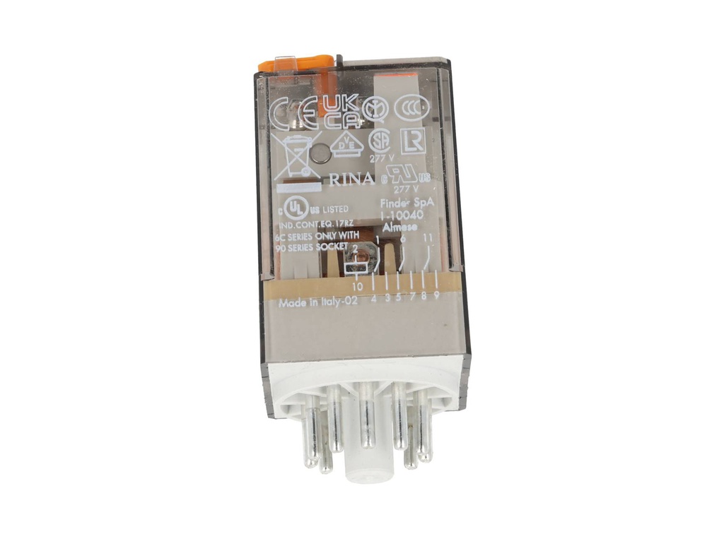 601380240040 — RELE UNDECAL 24VCA 3P2T 10AMP.