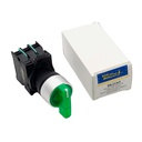 BKJ3365 — SELECTOR 3 POS.2NA/1NC 22mm LED VERDE CAPACIDAD DE CONTACTOS MANETA LARGA CA110-660/15A, CD110/6A *NO SON A PRUEBA DE EXPLOSION*
