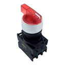 BKJ3465 — SELECTOR 3 POS.2NA/1NC 22mm LED ROJO CAPACIDAD DE CONTACTOS MANETA LARGA CA110-660/15A, CD110/6A *NO SON A PRUEBA DE EXPLOSION*