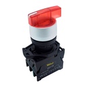 BKJ3465 — SELECTOR 3 POS.2NA/1NC 22mm LED ROJO CAPACIDAD DE CONTACTOS MANETA LARGA CA110-660/15A, CD110/6A *NO SON A PRUEBA DE EXPLOSION*