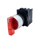 BKJ3465 — SELECTOR 3 POS.2NA/1NC 22mm LED ROJO CAPACIDAD DE CONTACTOS MANETA LARGA CA110-660/15A, CD110/6A *NO SON A PRUEBA DE EXPLOSION*