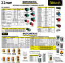 BKJ3465 — SELECTOR 3 POS.2NA/1NC 22mm LED ROJO CAPACIDAD DE CONTACTOS MANETA LARGA CA110-660/15A, CD110/6A *NO SON A PRUEBA DE EXPLOSION*