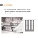 4SG E164 — Canaleta Ranurada 4mm Pvc Rigido 25x30mm 2pz De 1metro 